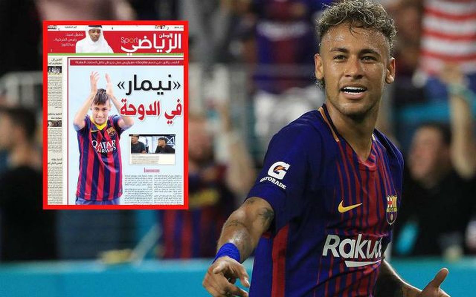 Neymar pasará reconocimiento médico con el PSG en Doha