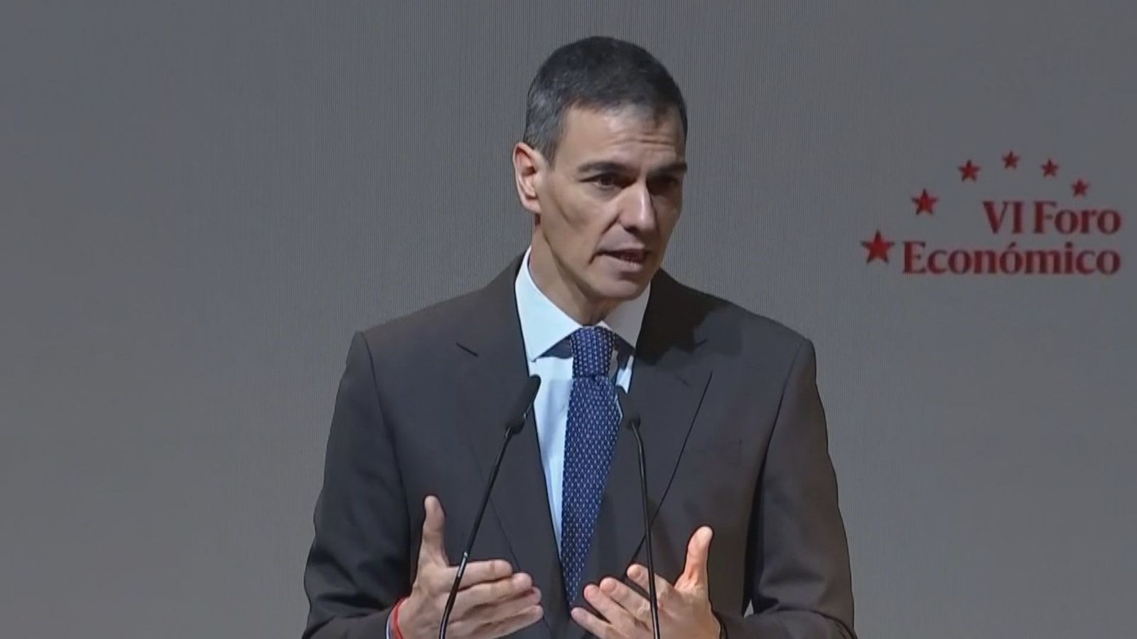 Sánchez anuncia 325 millones de euros en tres nuevos satélites para prevenir "eventos climáticos extremos"