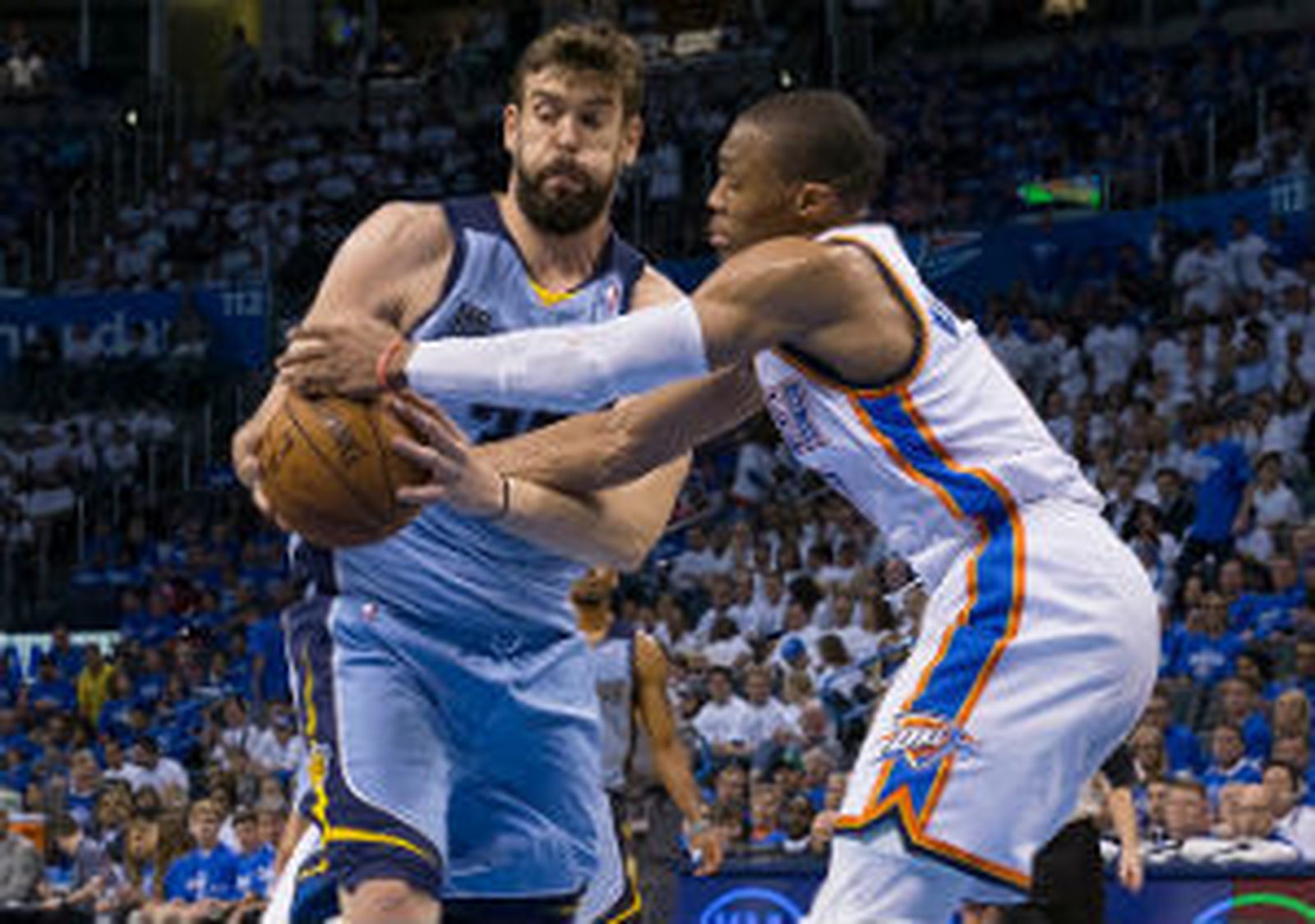 Marc Gasol ante Oklahoma