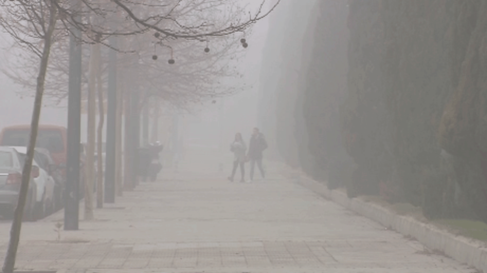 El frío y la niebla mantienen la ‘boina’ de la contaminación en Madrid por la falta de viento