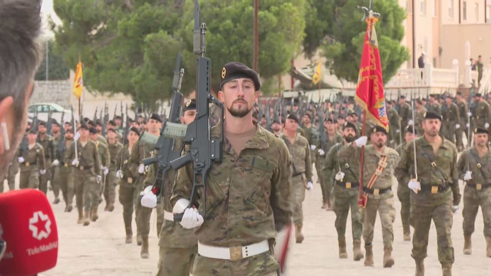 Últimos ensayos en la base militar de El Goloso de cara al desfile militar del 12 de octubre