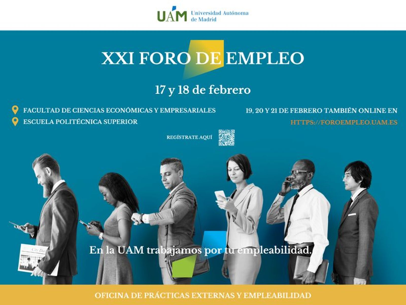 Un total de 86 empresas participan en el Foro de Empleo de la Universidad Autónoma de Madrid esta semana
