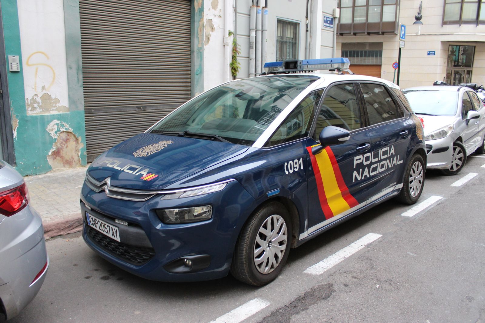 Imagen de un coche de la Policía Nacional
