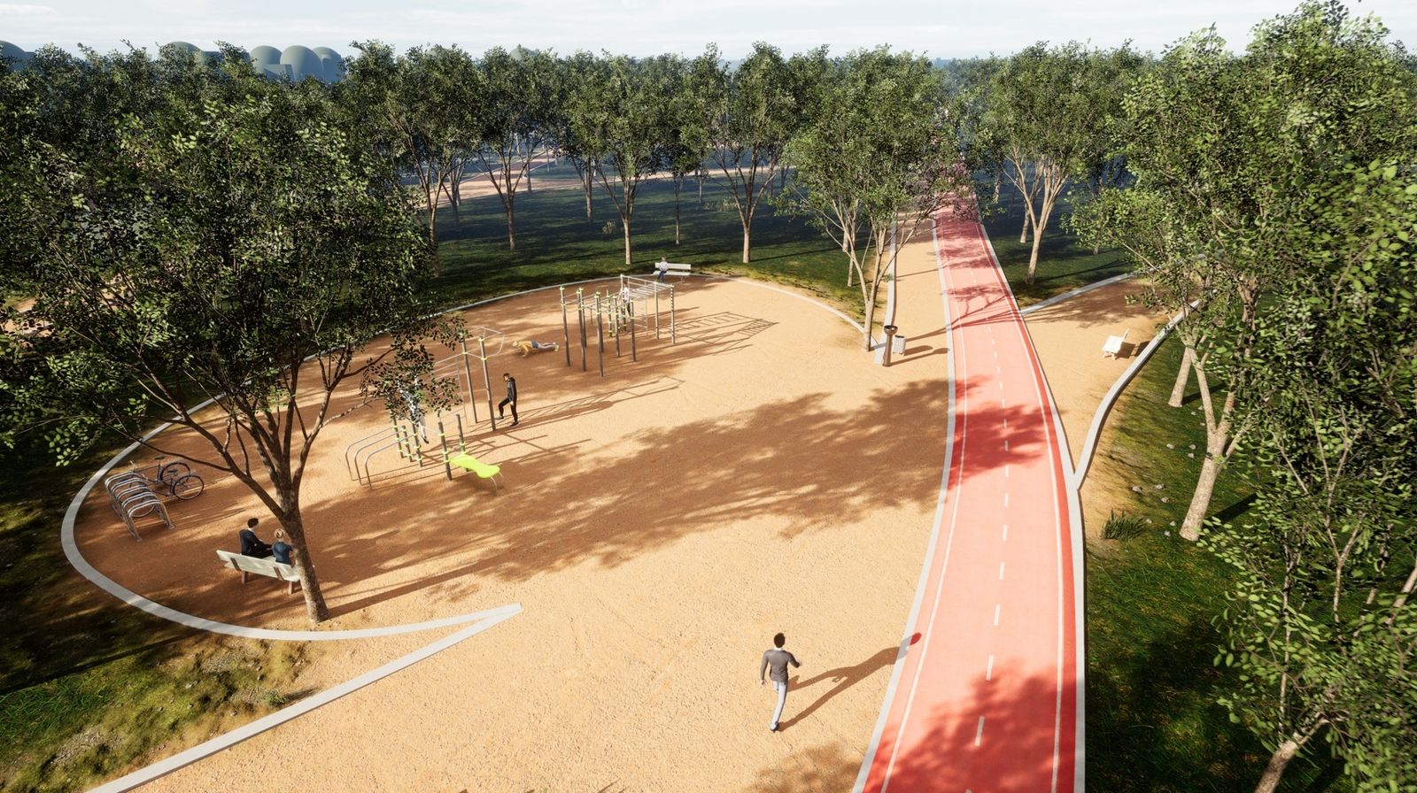 Proyección del parque resultante
