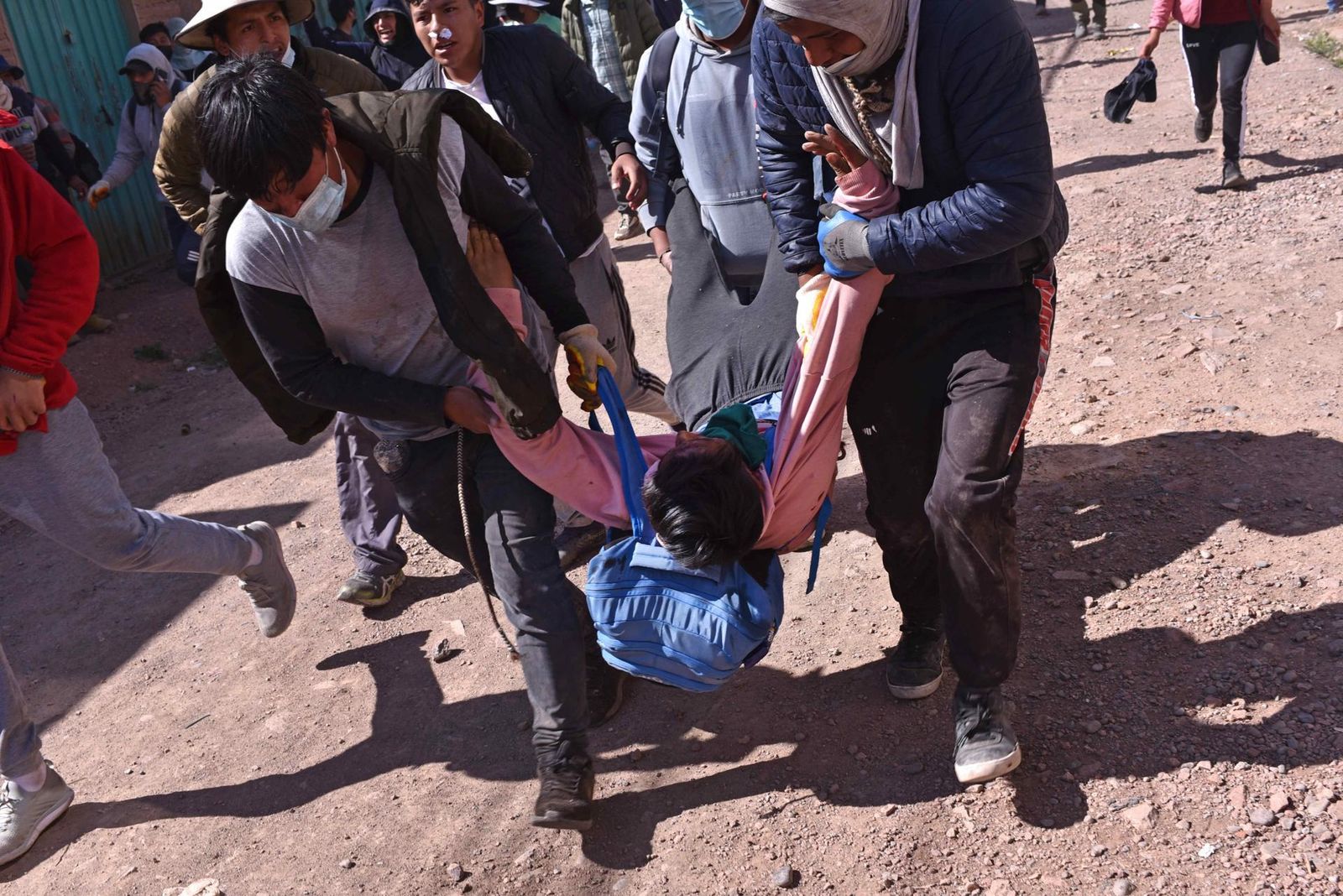 17 muertos  en las protesta en Perú