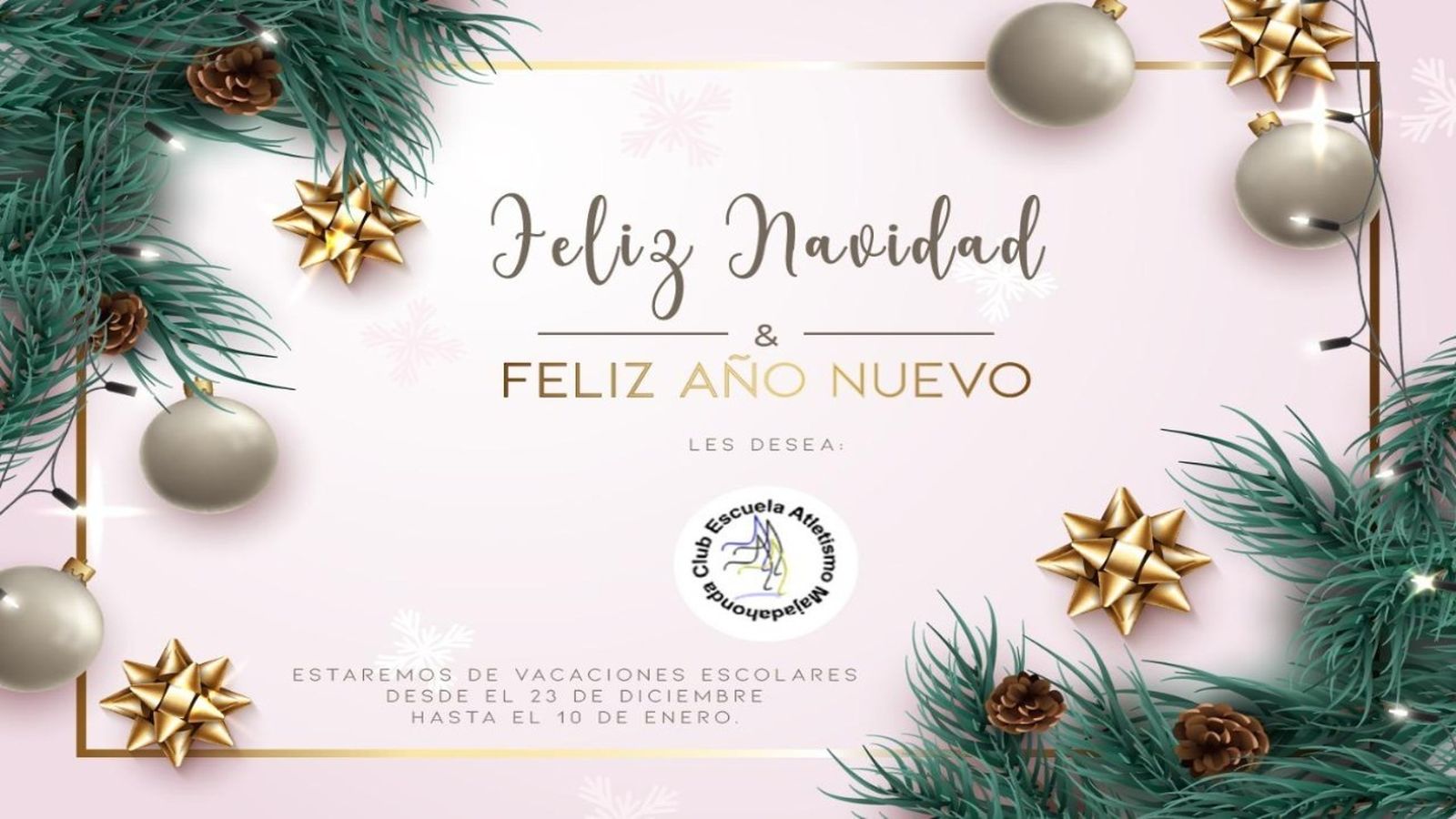 Felicitación del Atletismo Majadahonda