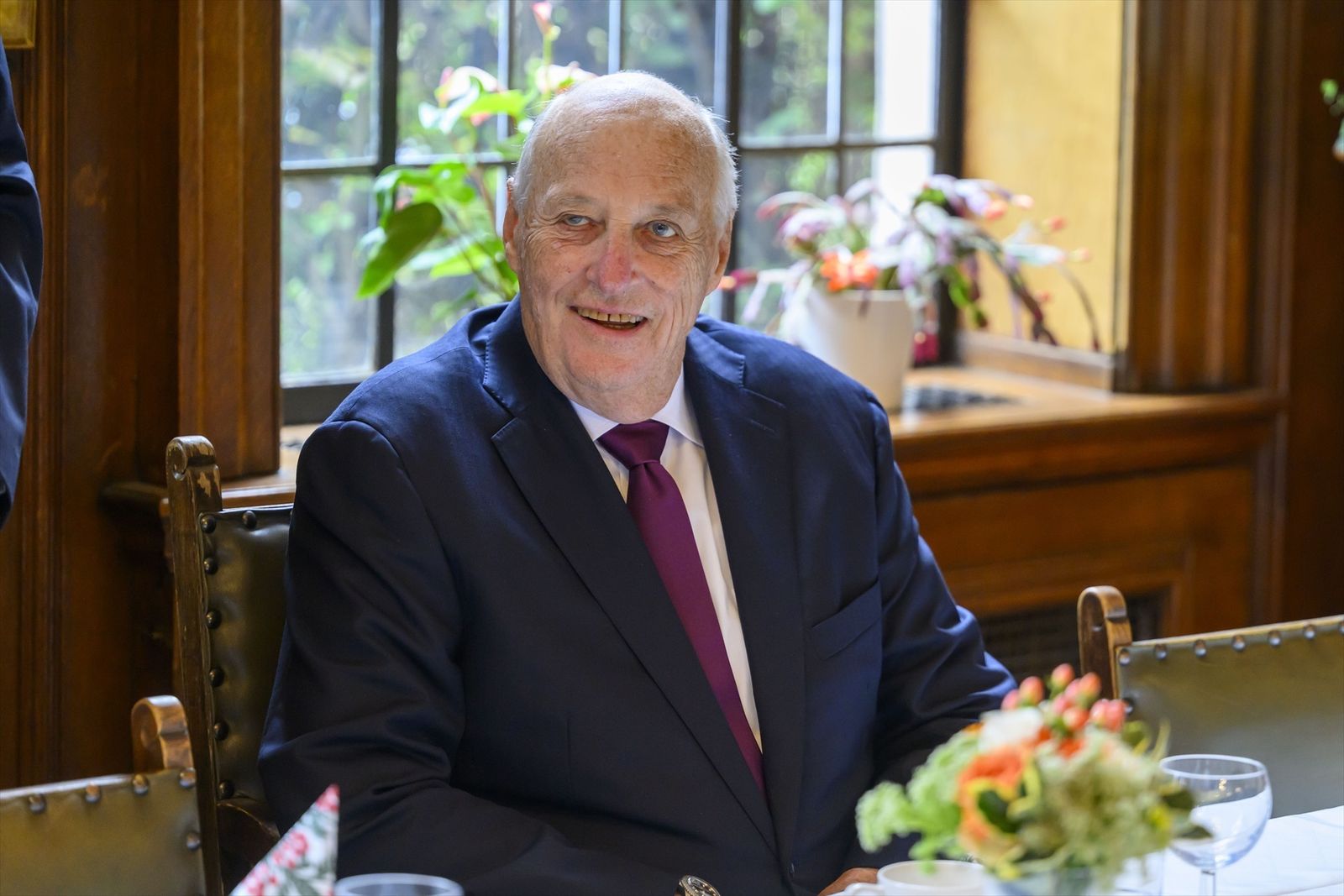 El rey Harald V de Noruega