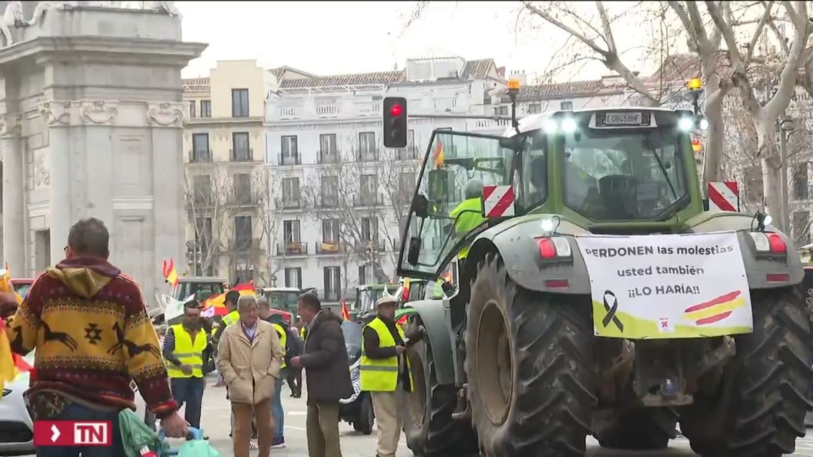 Los agricultores colapsan Madrid