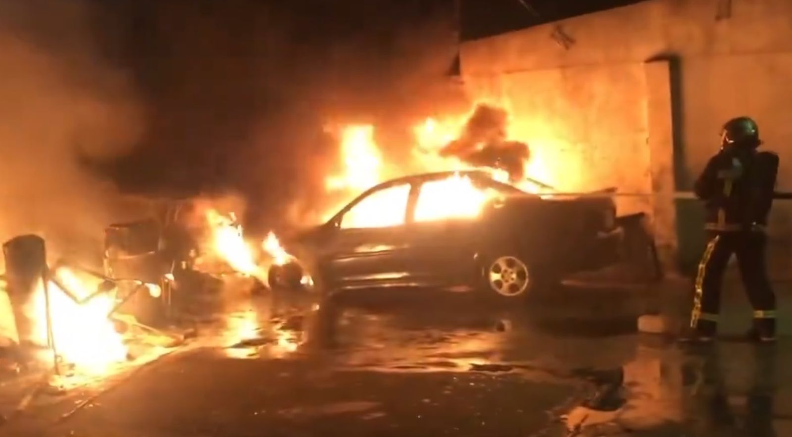 Incendio en San Fernando