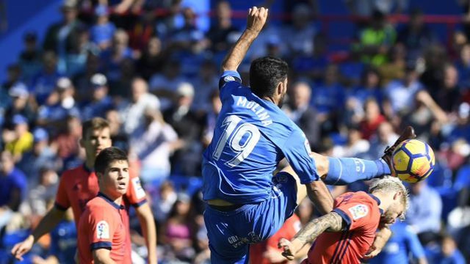 Jorge Molina ante la Real Sociedad