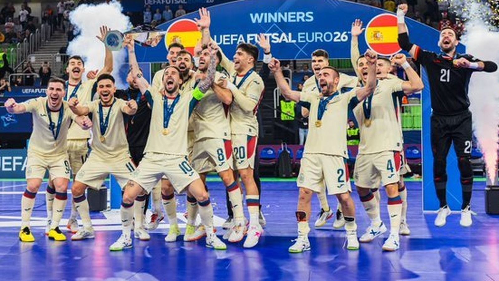 España gana la Eurocopa de fútbol sala