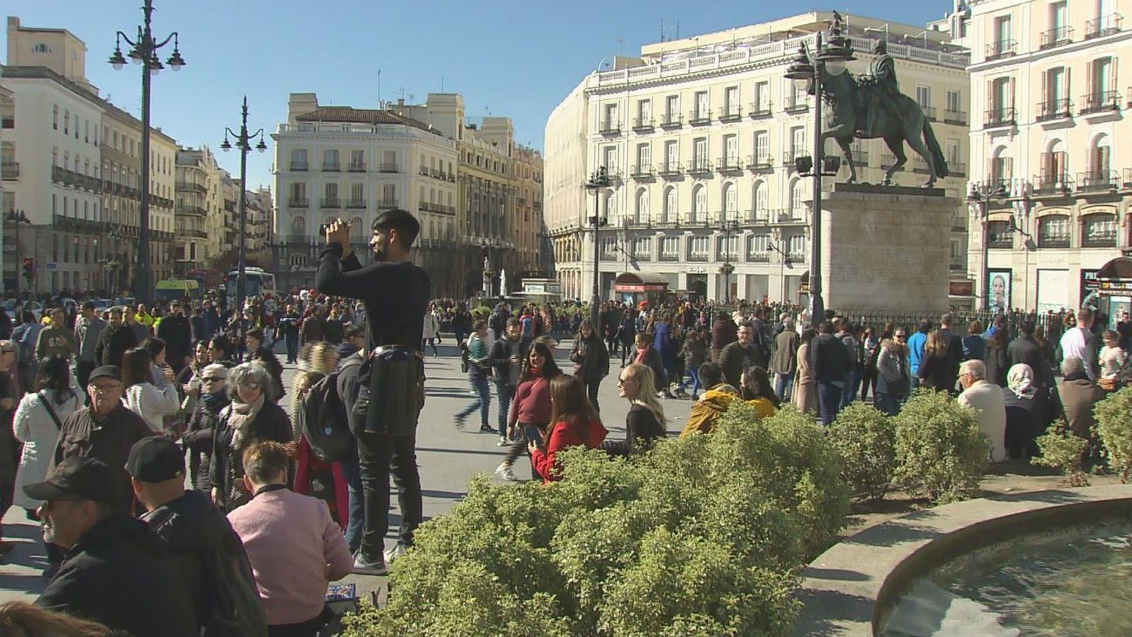 6 grados más de lo habitual en Madrid
