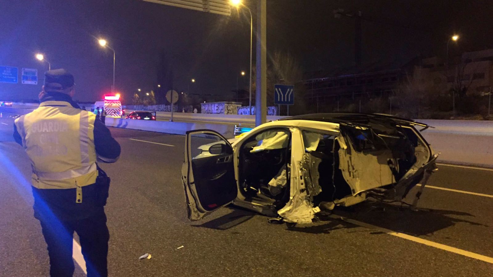 Accidente en la M11
