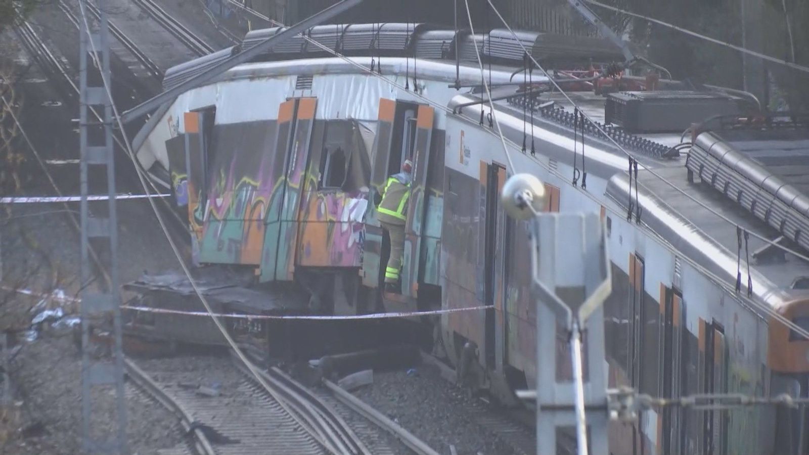 Los maquinistas advirtieron a Renfe de los efectos del temporal en Cataluña antes del accidente mortal en Rodalies