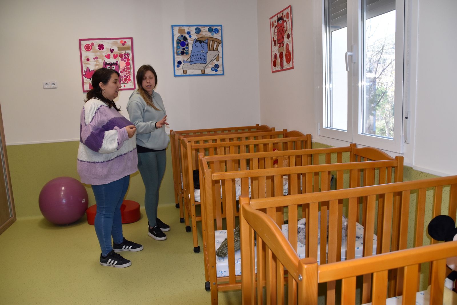 Visita municipal a la Casita de Niños y la Ludoteca
