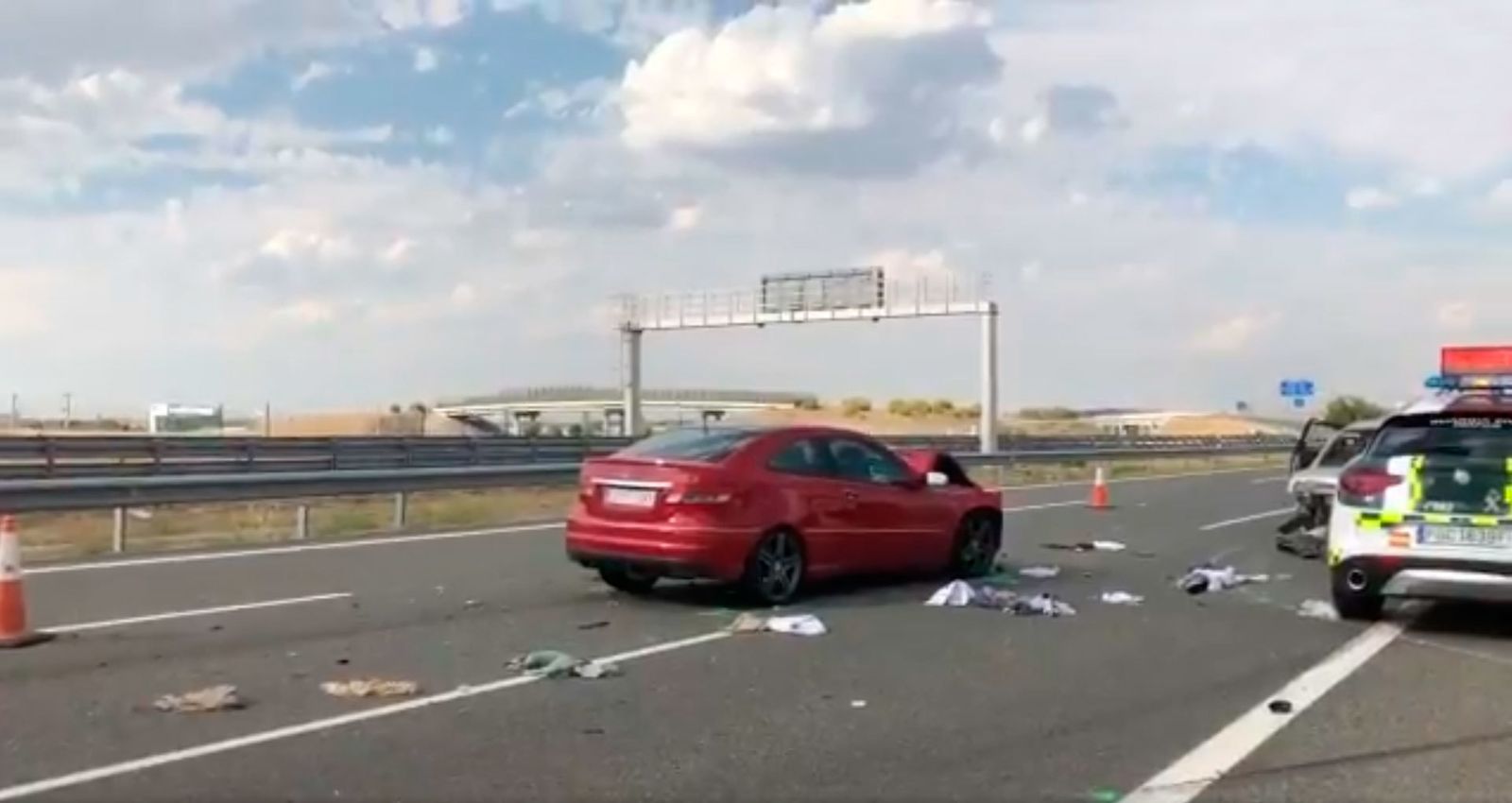 Una fallecida y un herido grave en un accidente en la R4 a la altura de Pinto