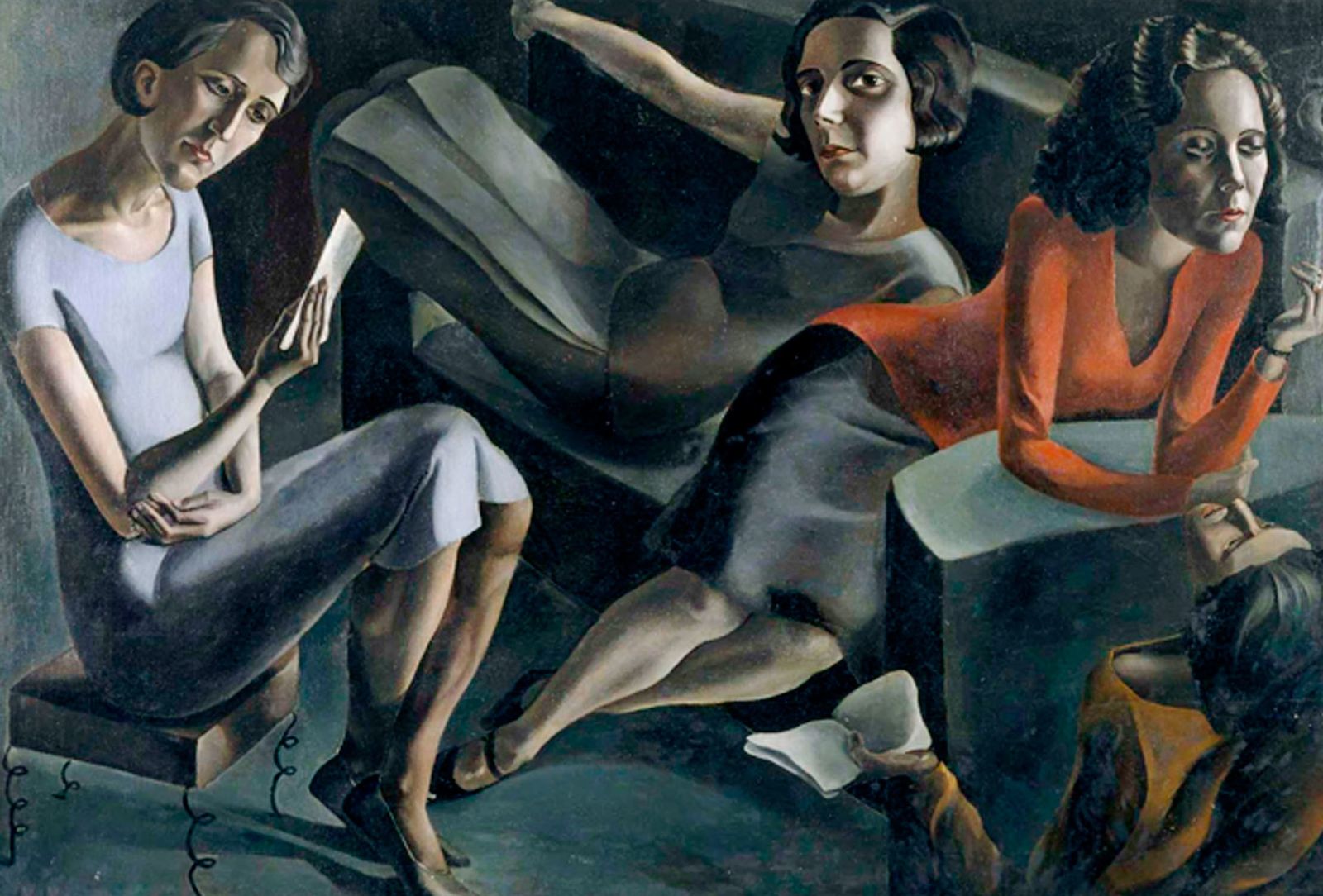 Ángeles Santos, Tertulia, 1929. Museo Nacional Centro de Arte Reina Sofía