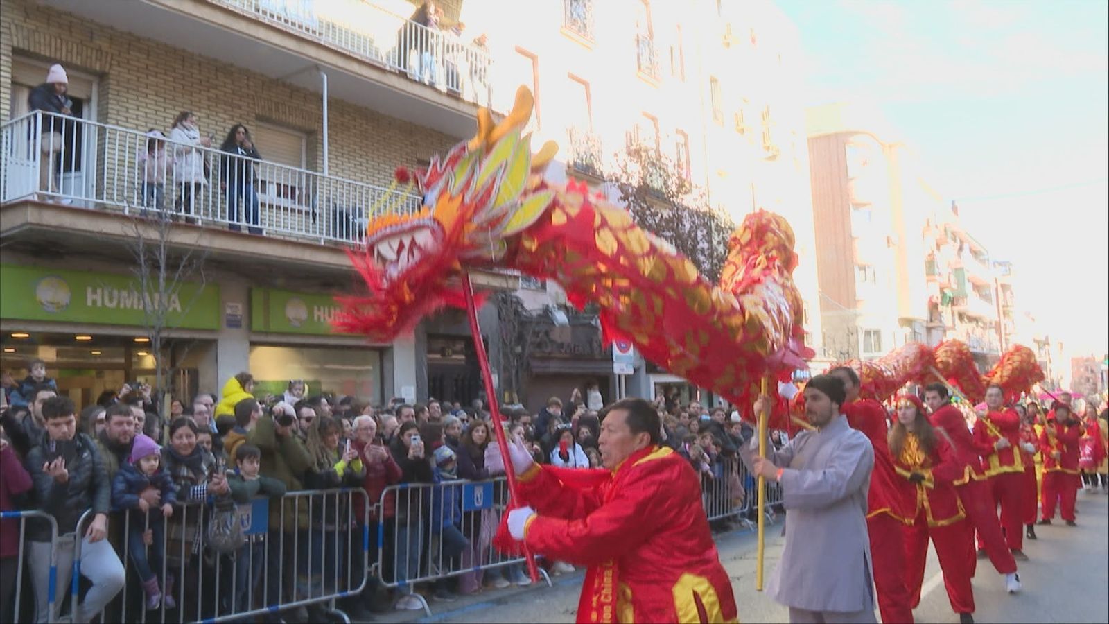 Desfile por el  Año Nuevo chino en Usera