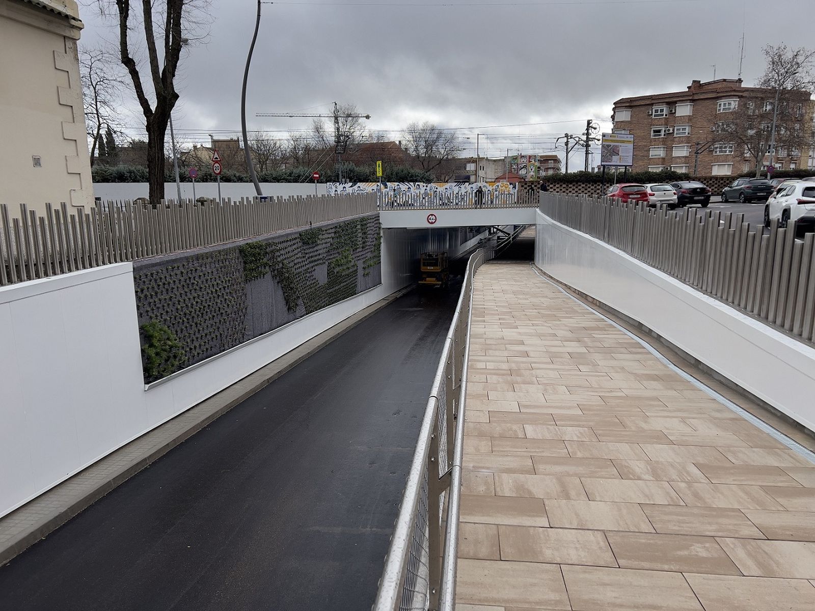 Túnel de la calle Móstoles, en Fuenlabrada