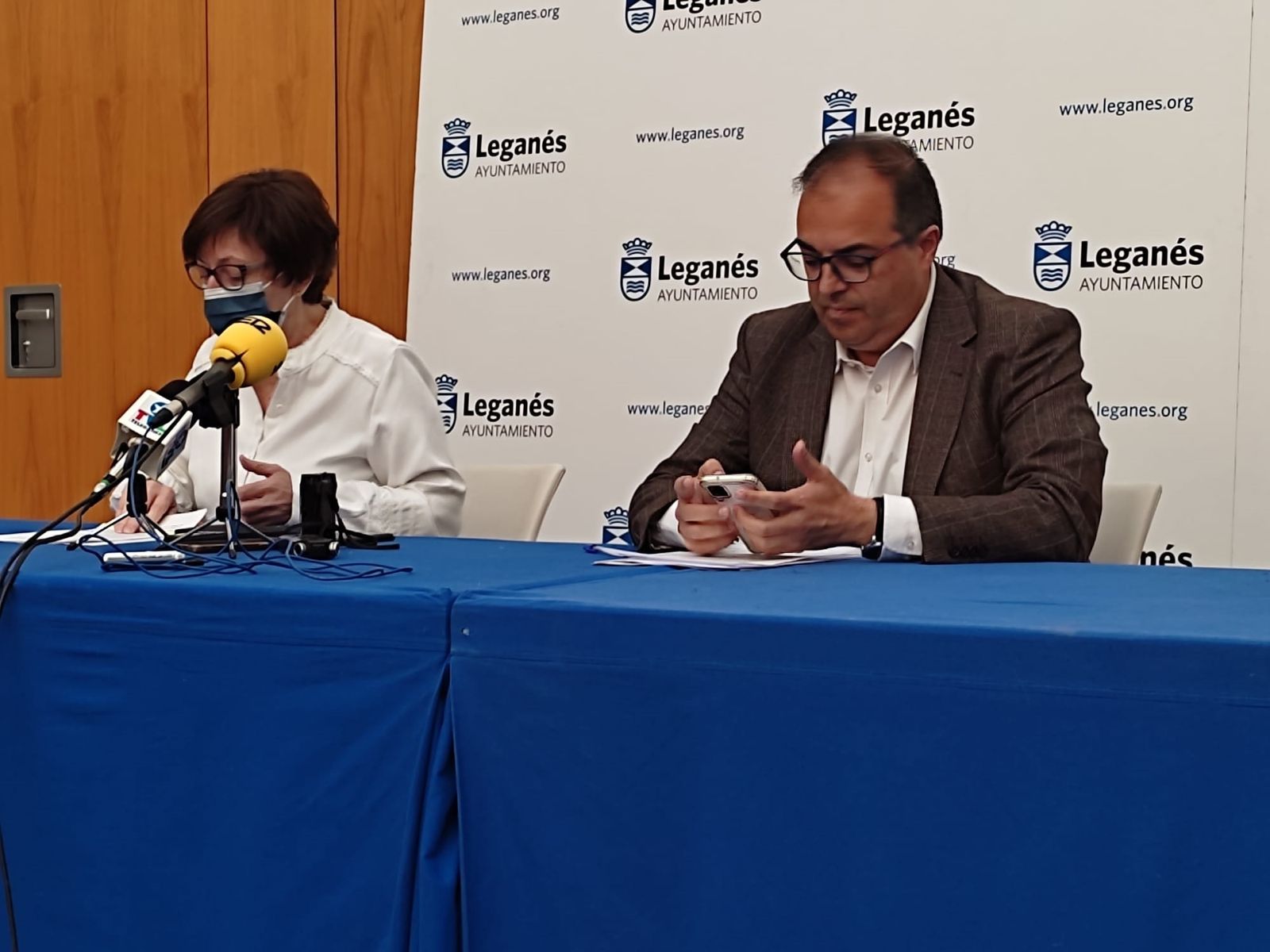 el alcalde de Leganés, Santiago Llorente
