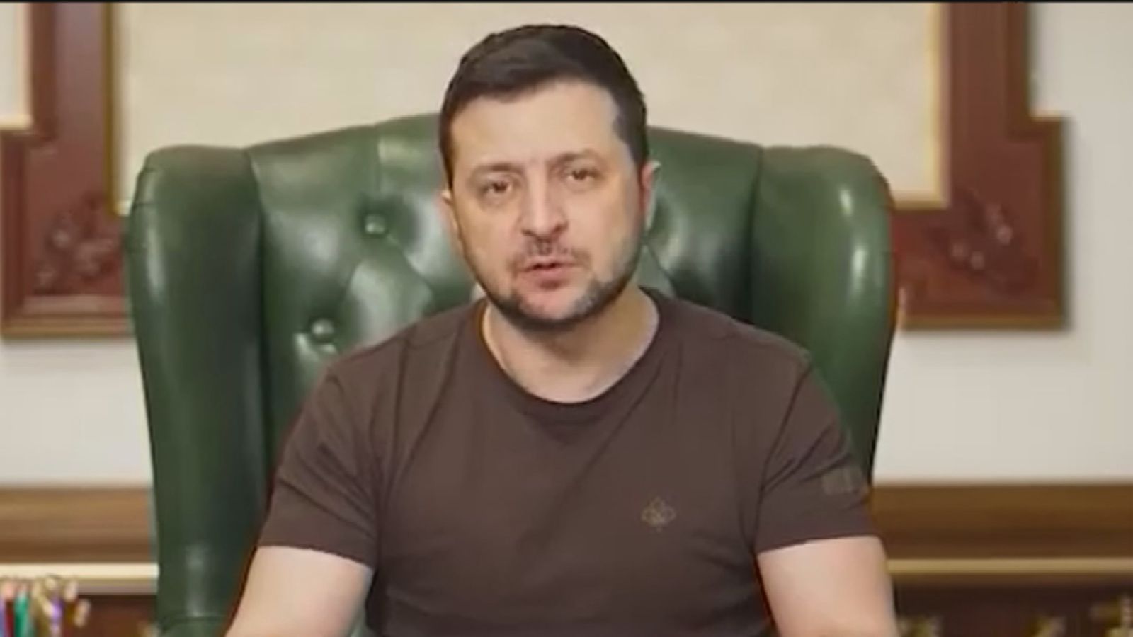 El presidente de Ucrania, Volodímir Zelenski