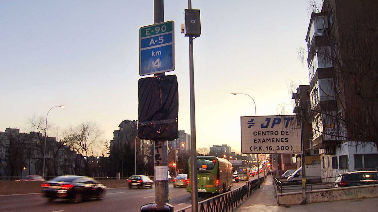 Este viernes empieza a funcionar el radar de tramo en la A-5