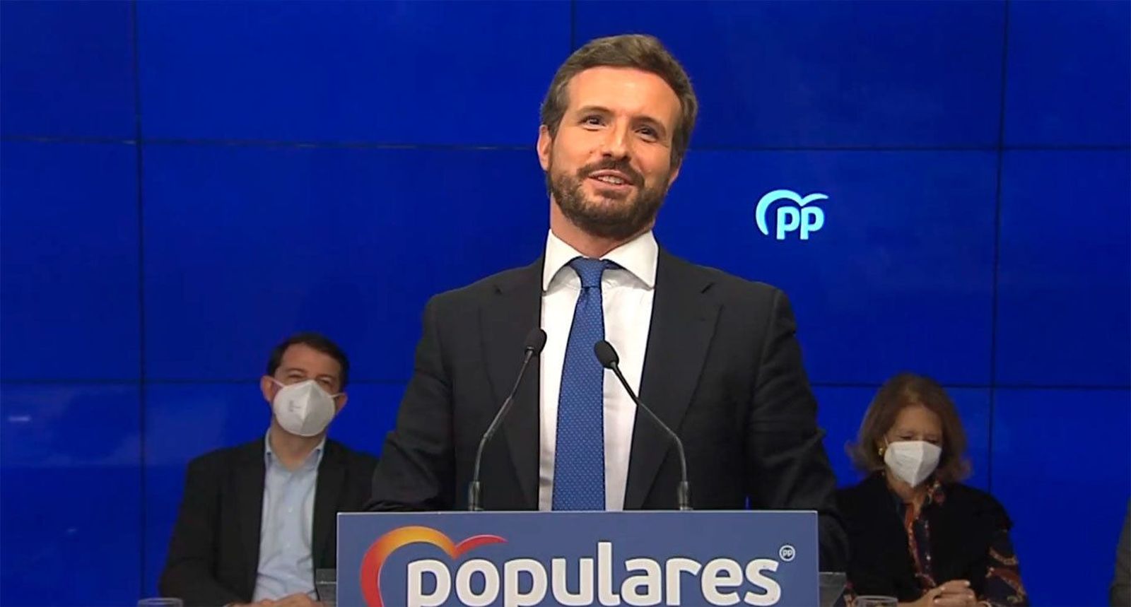Casado defiende un Gobierno “en solitario” de Mañueco en Castilla y León
