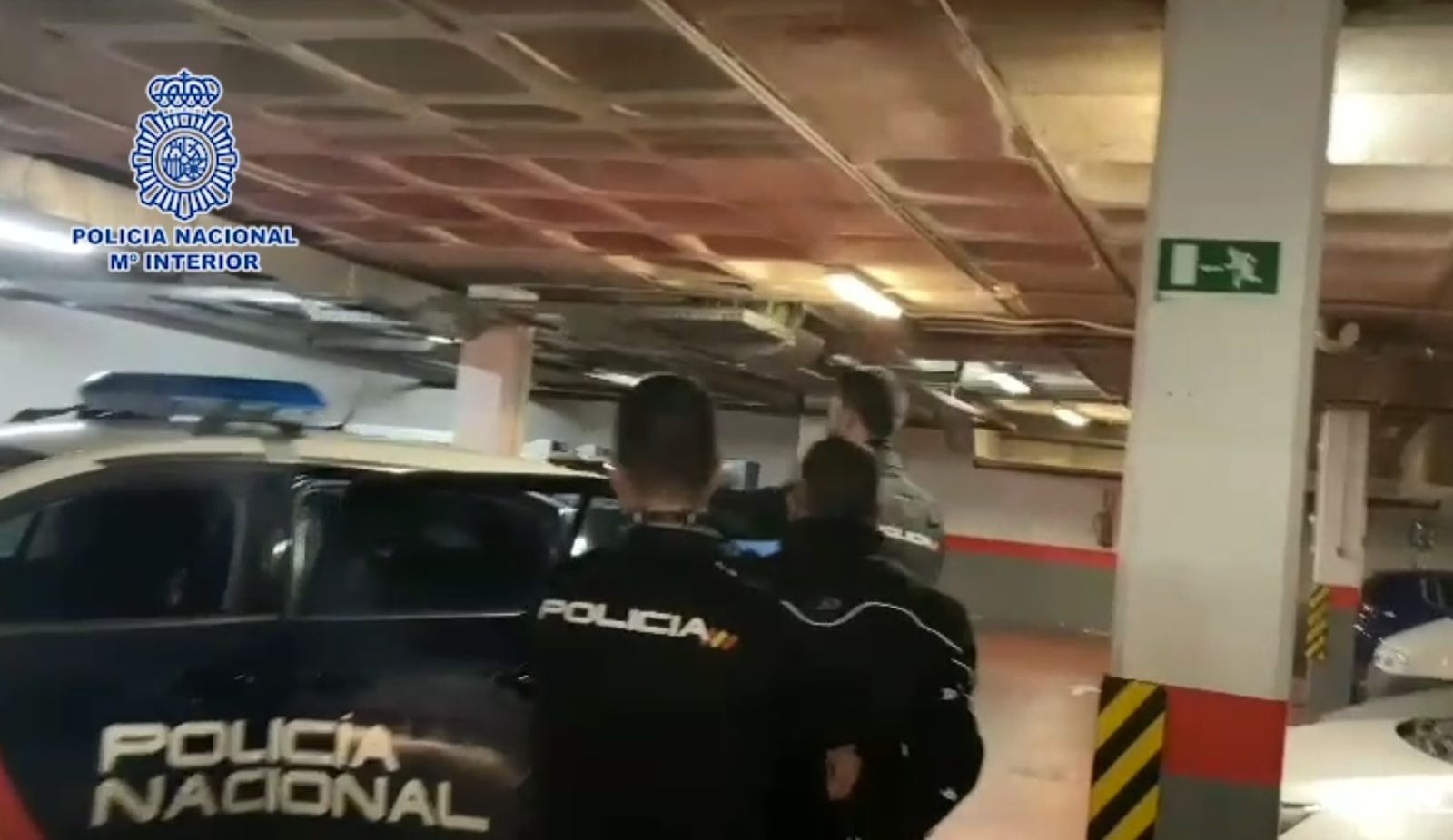 Momento de la detención de los presuntos atracadores