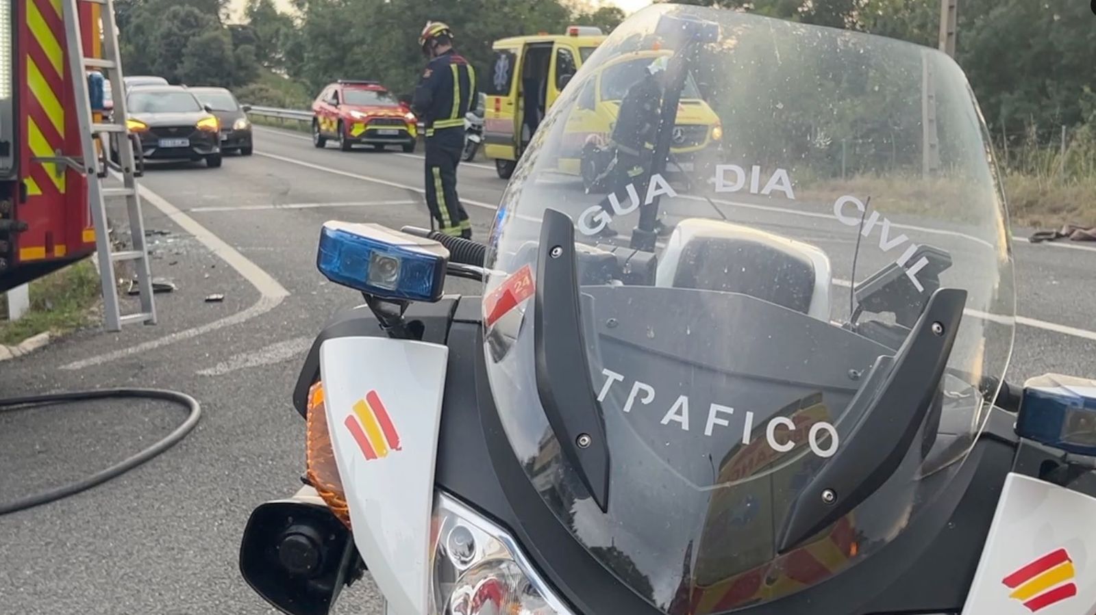 Accidente en el Escorial
