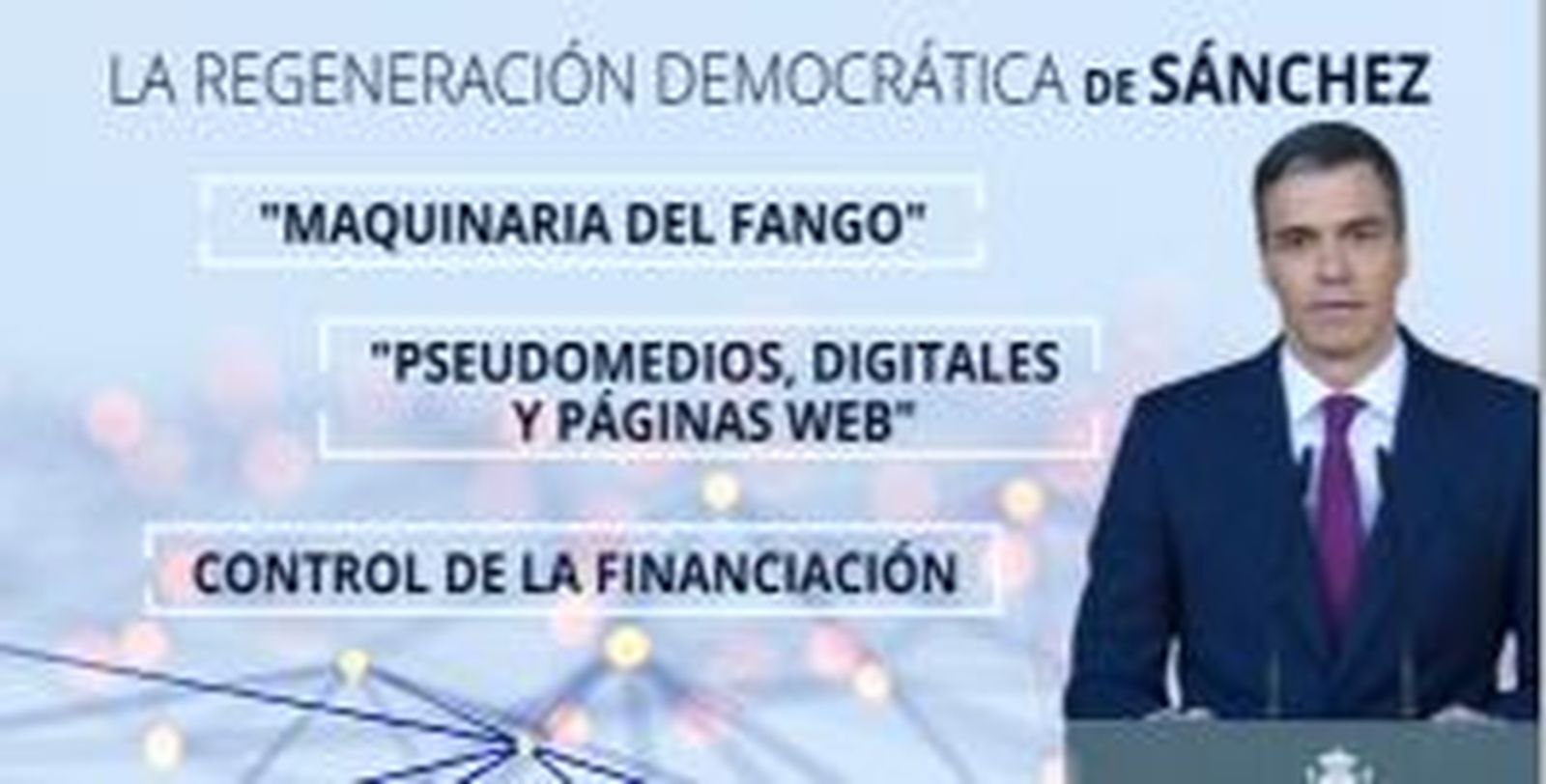 Sánchez quiere que se sepa quién financia medios digitales
