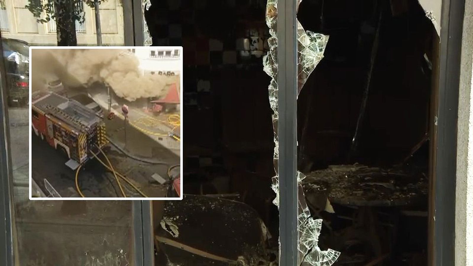 Se investigan las causas del incendio que arrasó el restaurante 'El Ñaño' en Chamberí: "Era como un volcán"