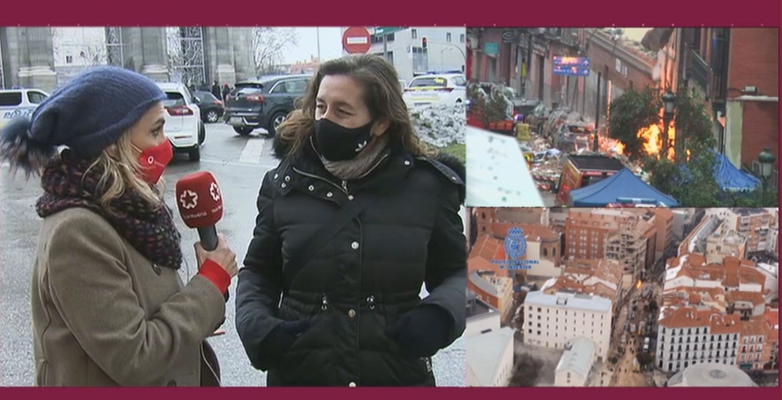 Una vecina de la calle Toledo: “Creía que el tejado se me caía encima”