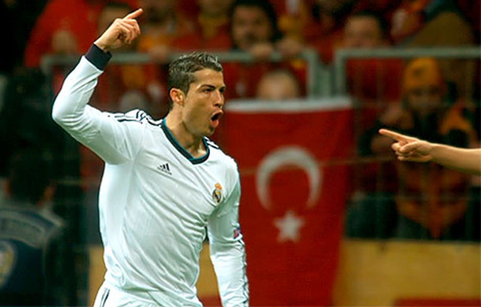 Crsitiano Ronaldo celebra un gol ante el Galatasaray en Champions League
