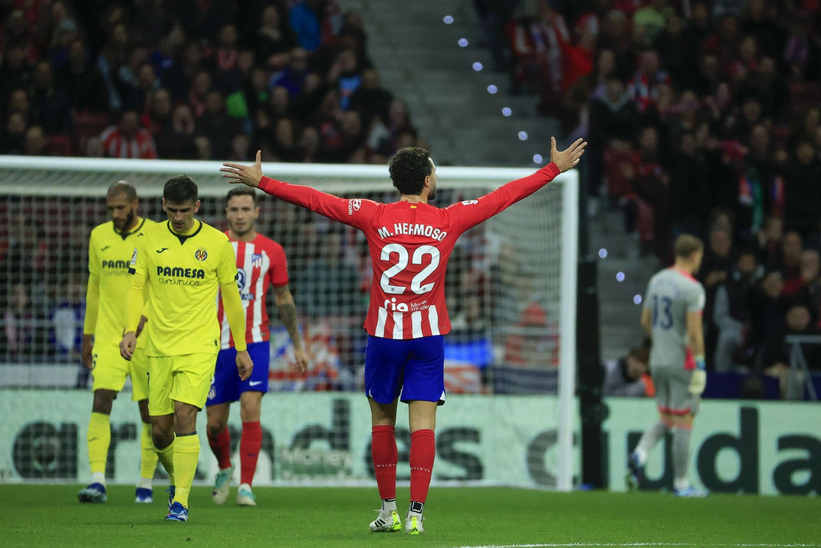 Atlético de Madrid  ante el Villarreal