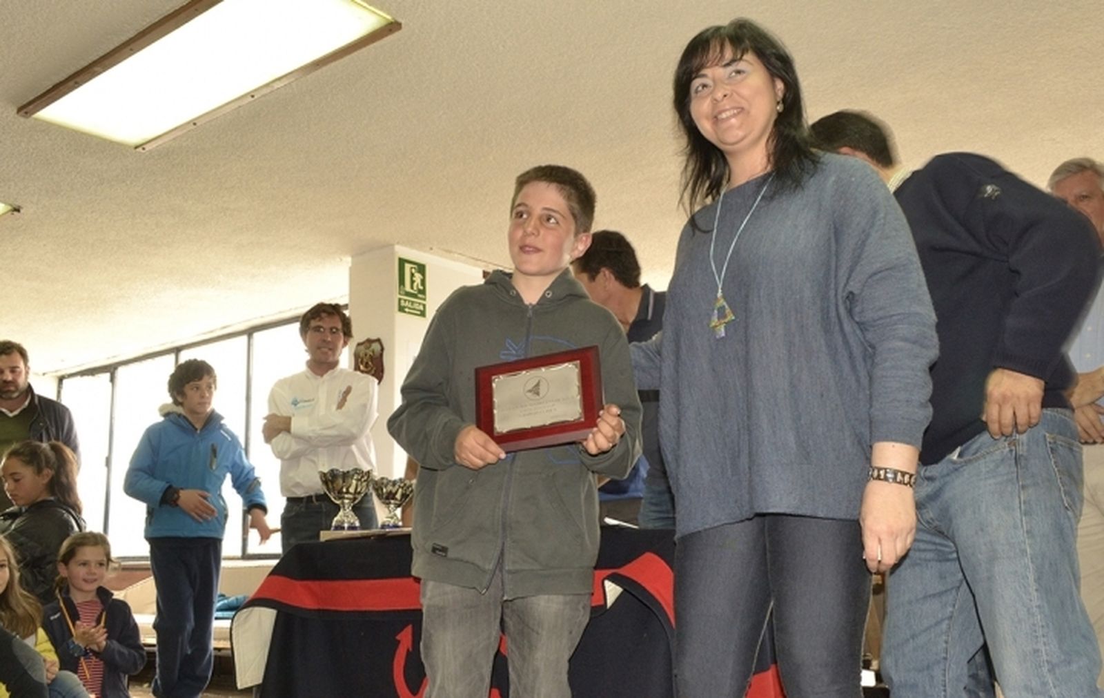 María Luz Lastra, exalcaldesa de San Martín de Valdeiglesias, en un acto de la Federación Española de Vela