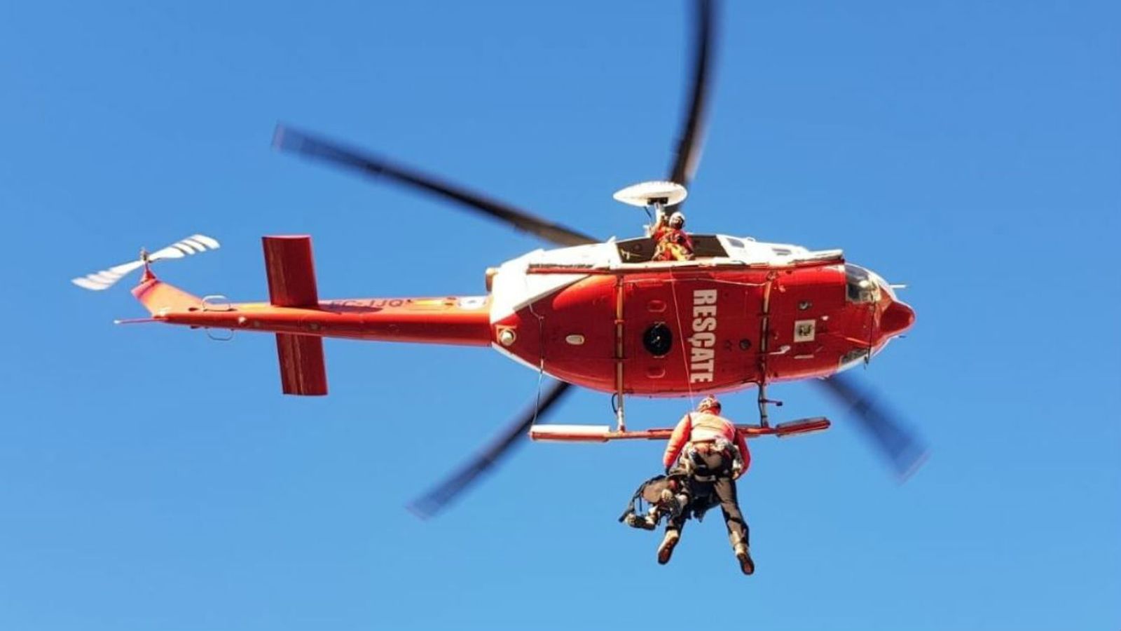 Evacuados cuatro montañeros en Picos de Europa