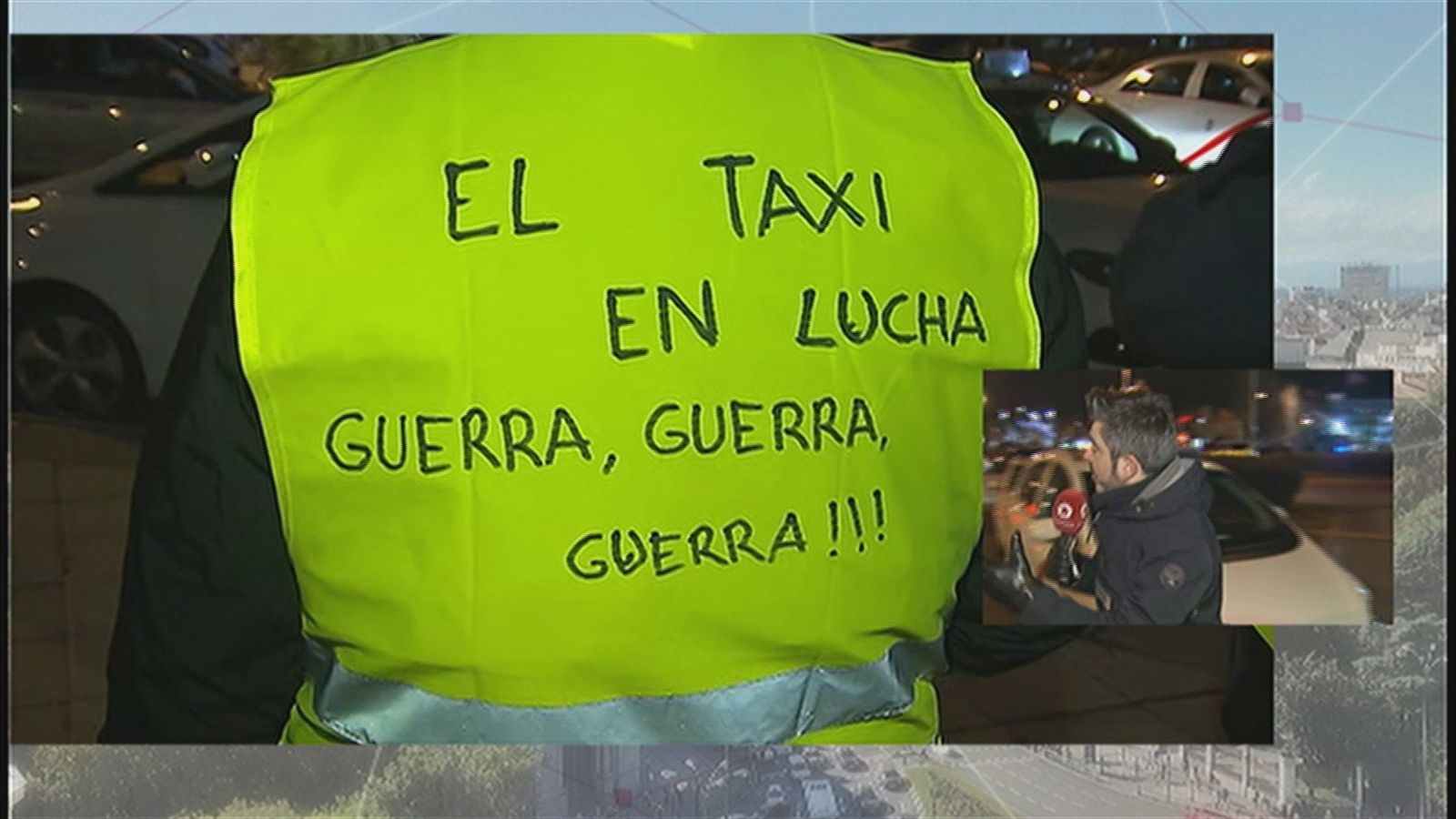 Los taxistas bloquean los accesos a Ifema el día que arranca Fitur