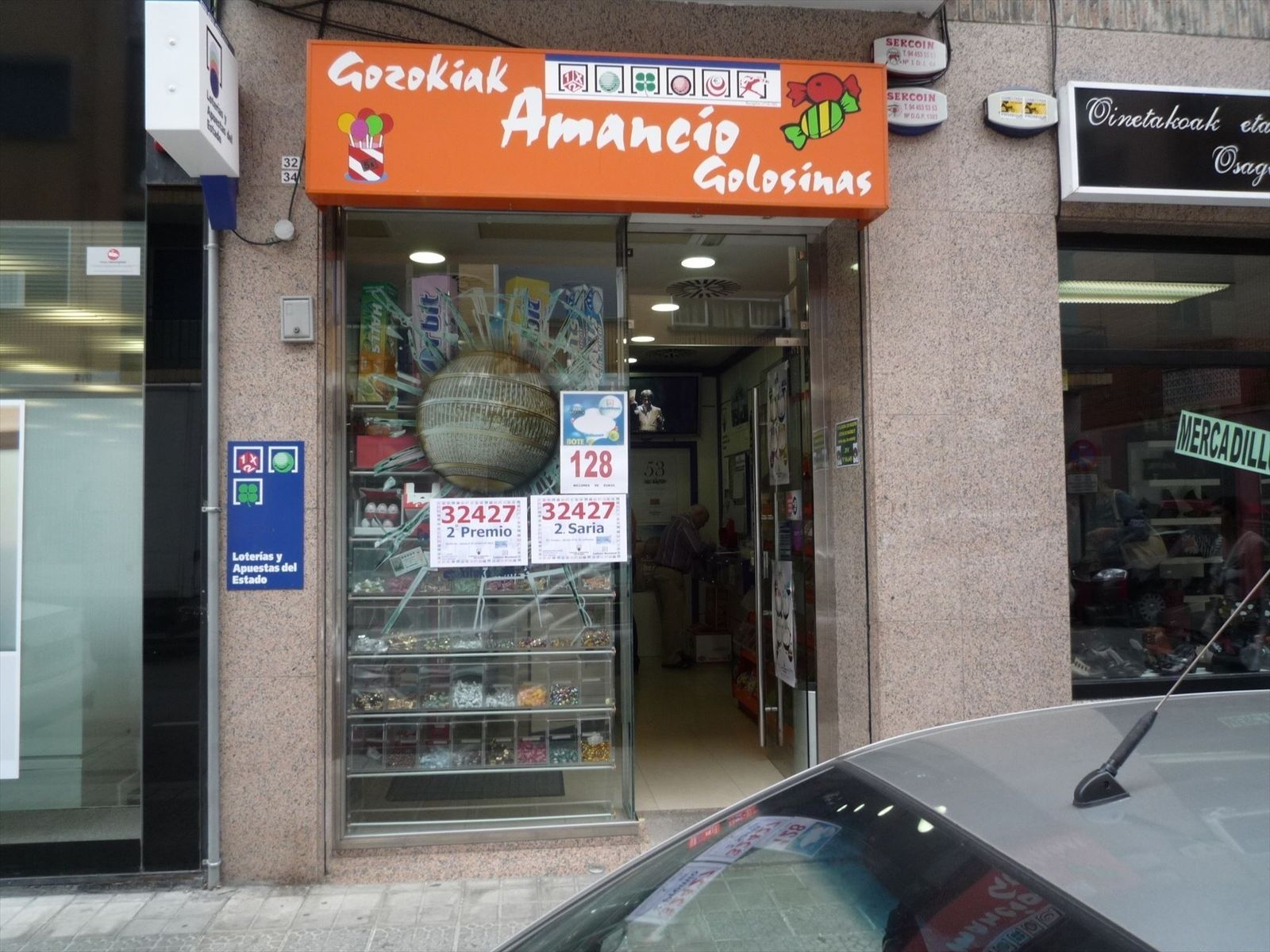 l boleto acertante fue validado a través del canal oficial de internet de Loterías por la administración ubicada en el número 2 de Herriko Plaza, en Derio.