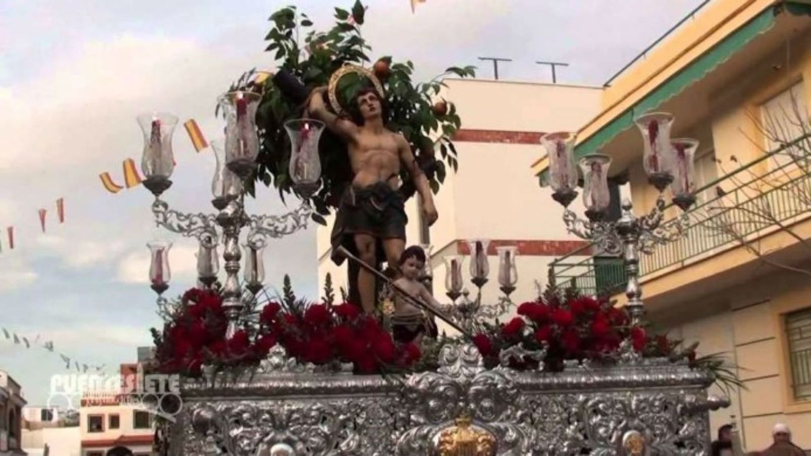 Procesión de San Sebastián en Alalpardo (Foto: El Correo de Madrid)