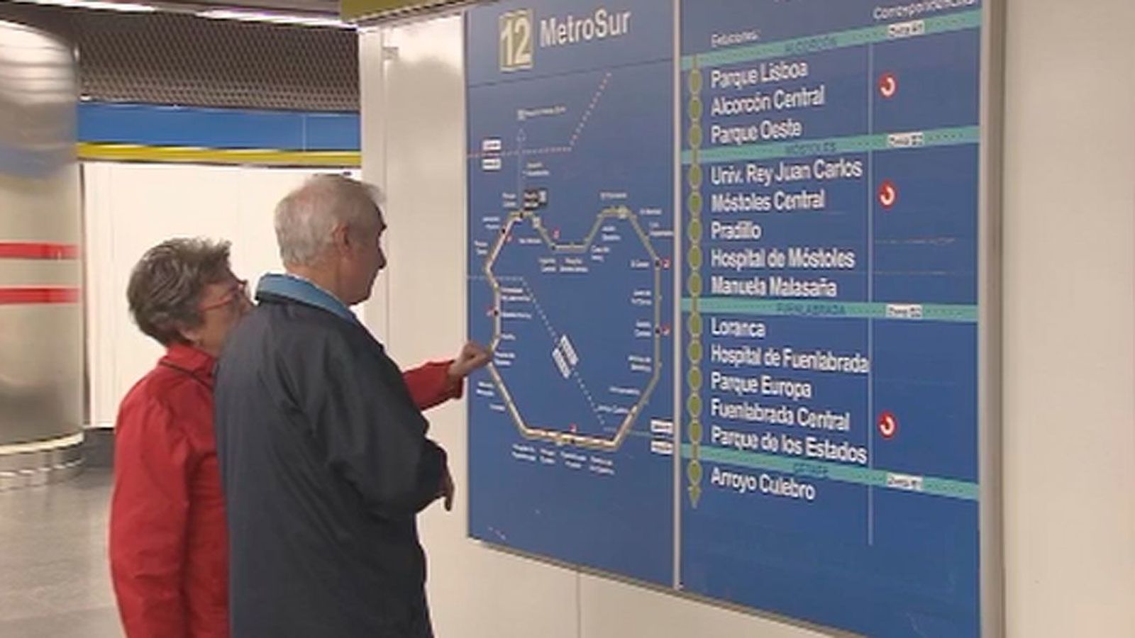 Reabre un tramo de la L12 de Metro, Metrosur