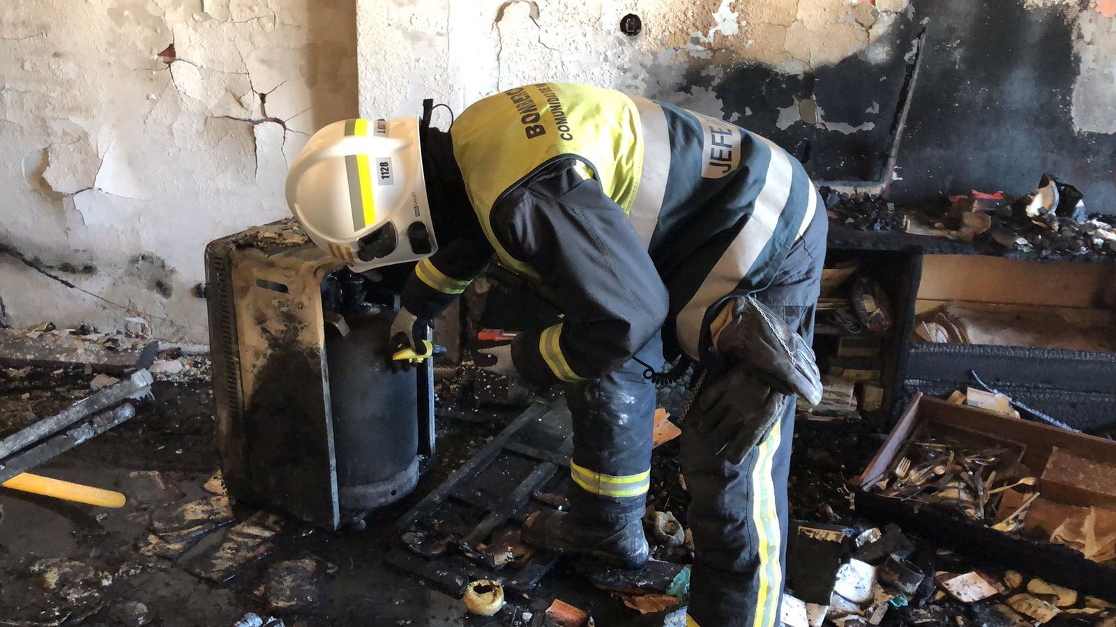Incendio en una  vivienda en Ciempozuelos