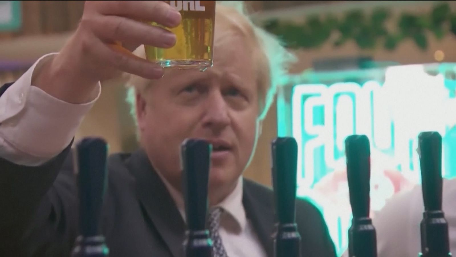 El ya ex-primer ministro británico, Boris Johnson
