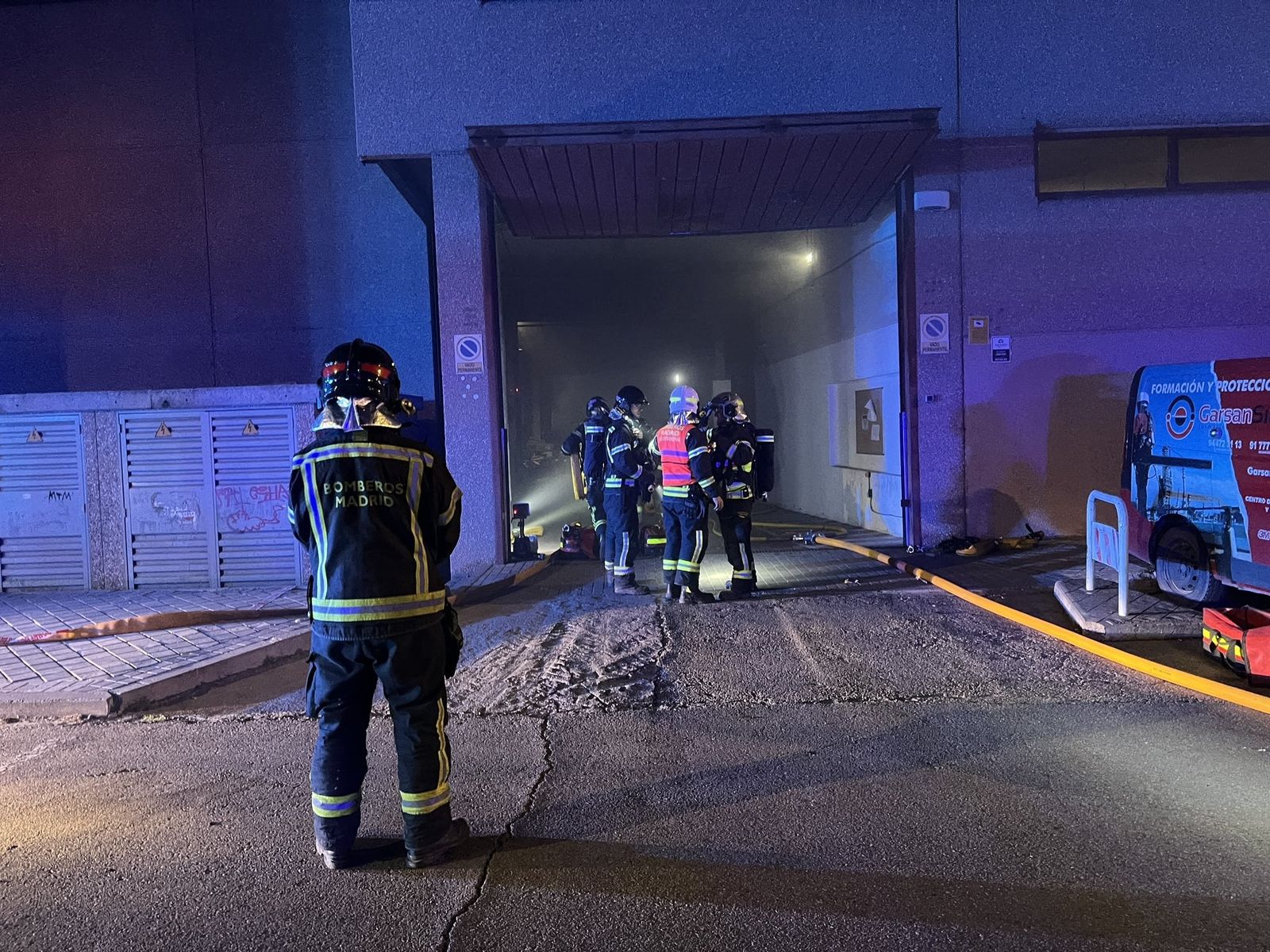 Incendio en Vallecas