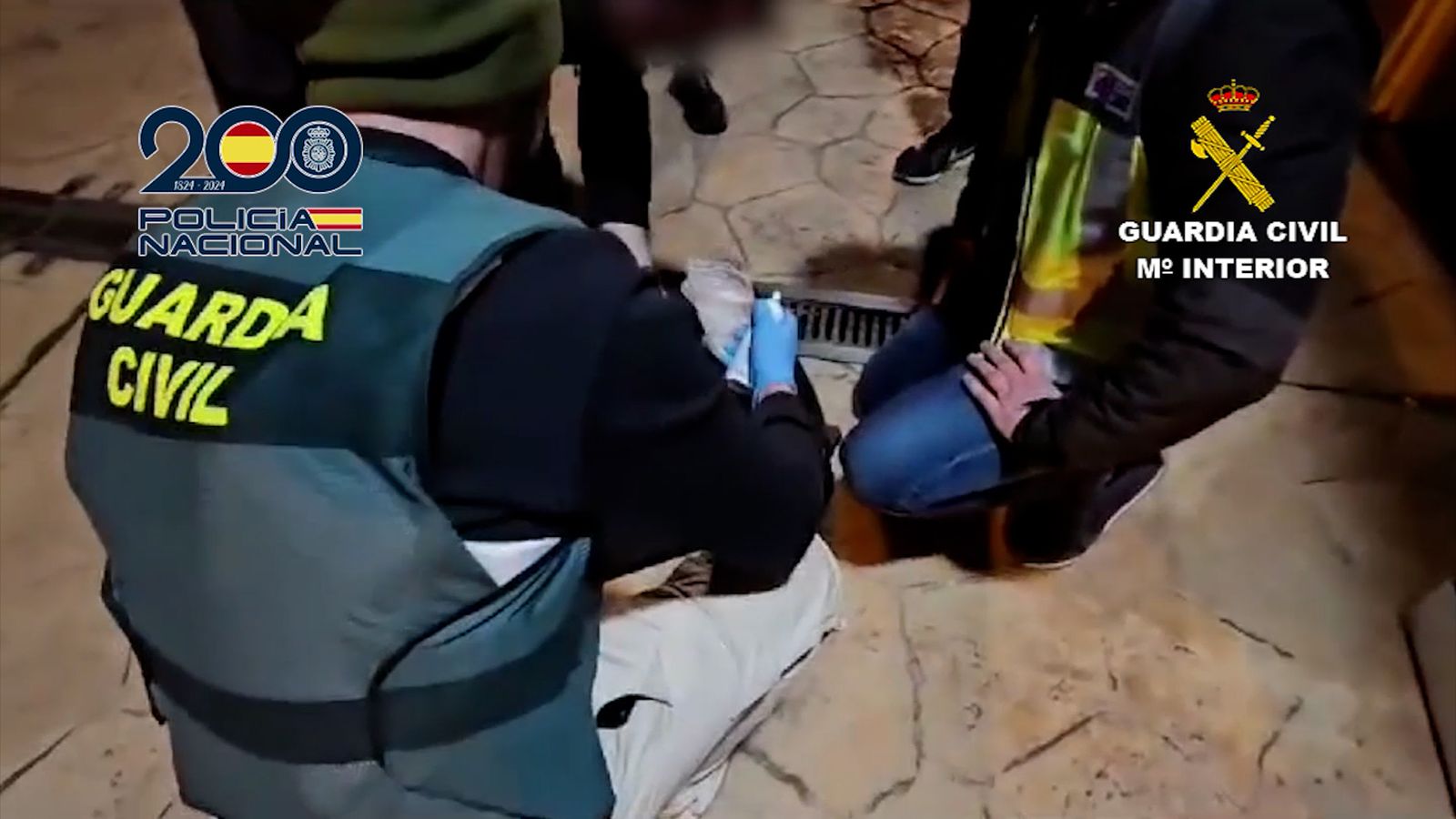 Operación 'Laundry' de Policía Nacional y Guardia Civil contra el narcotráfico en Barajas