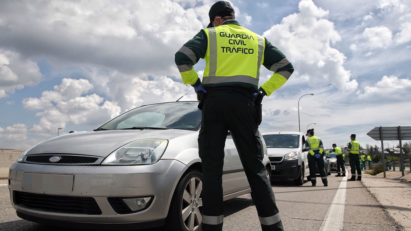 Control de carreteras durante el estado de alarma por el coronavirus