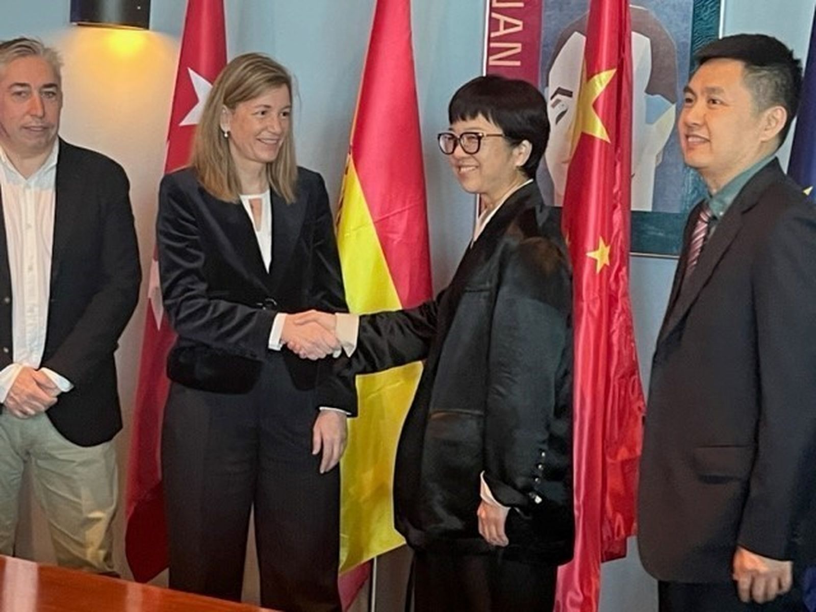 Convenio Telemadrid y China