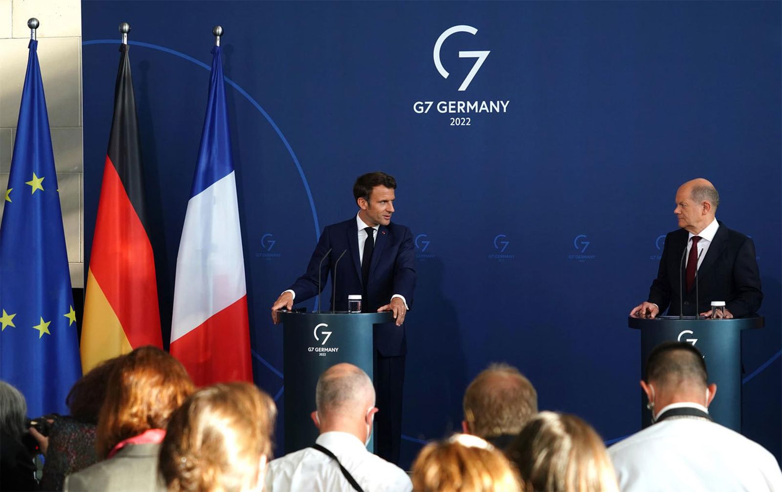 Scholz y Macron piden cese al fuego para poder impulsar negociaciones