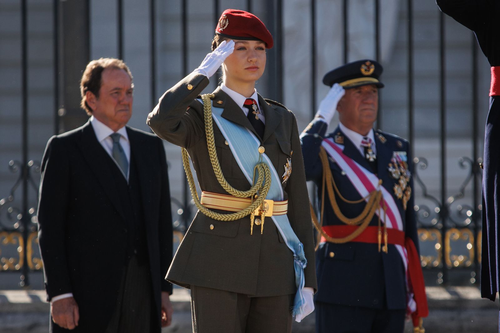 La Princesa Leonor durante la Pascua Militar