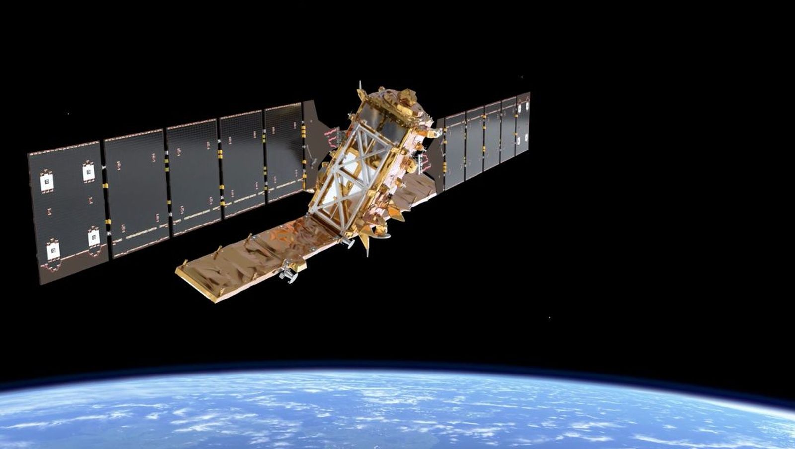 Satélite Sentinel 1 del programa Copernicus de la Agencia Europea del Espacio