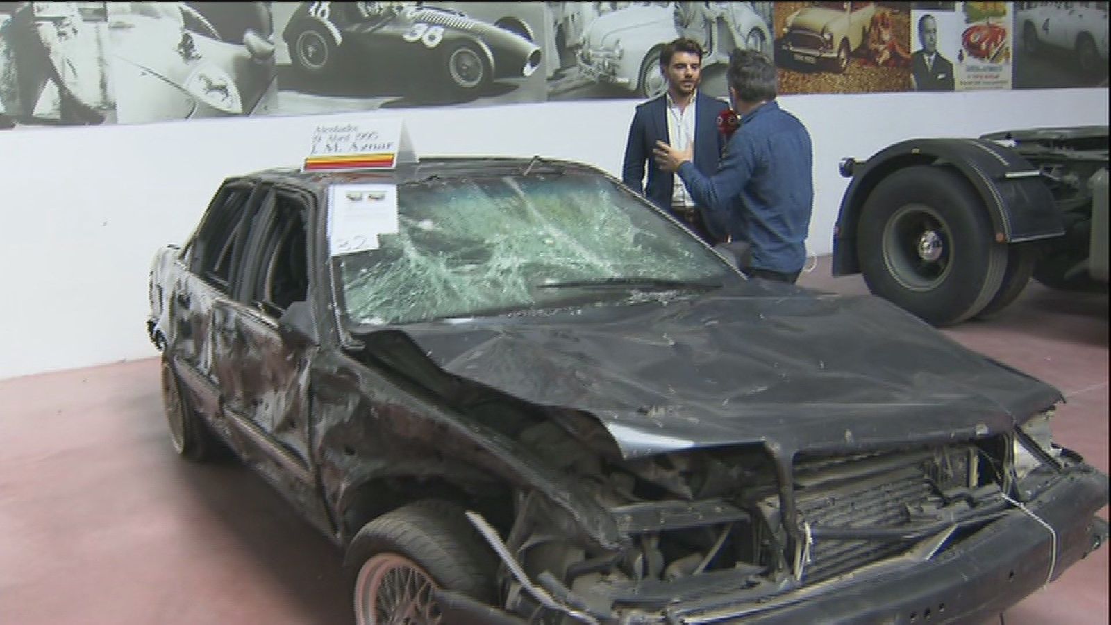 Sale a subasta el coche blindado en el que Aznar salvó la vida tras sufrir el atentado de ETA